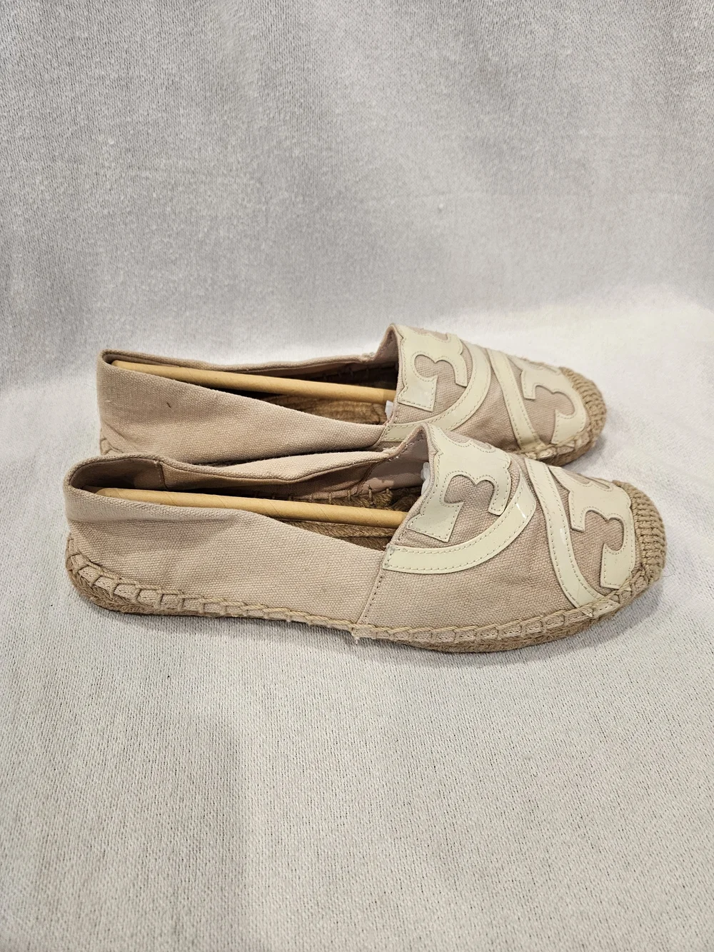 Tory Burch Poppy Espadrilles Flats Shoes Pre Owned Size 6